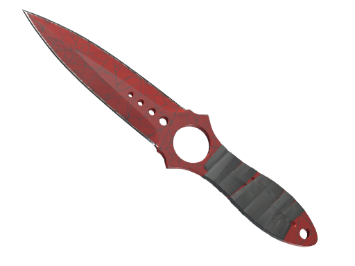 Skeleton Knife Crimson Web